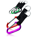 Metallic Color Carabiner with Strap